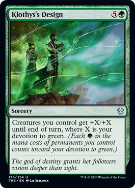 Klothys's Design (Theros Beyond Death) Medium Play
