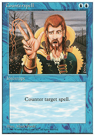 Counterspell (4th Edition) Medium Play