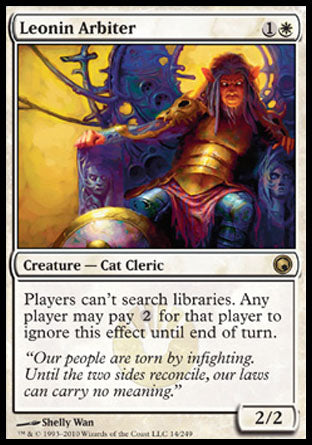 Leonin Arbiter (Scars of Mirrodin) Near Mint Foil