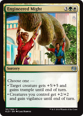 Engineered Might (Kaladesh) Medium Play