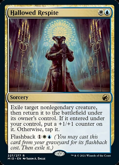 Hallowed Respite (Innistrad: Midnight Hunt) Light Play