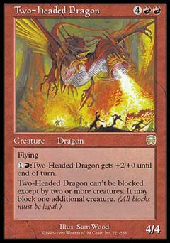 Two-Headed Dragon (Mercadian Masques) Medium Play