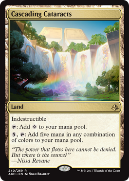 Cascading Cataracts (Amonkhet) Light Play