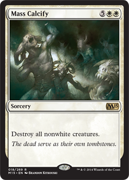 Mass Calcify (Magic 2015 Core Set) Light Play