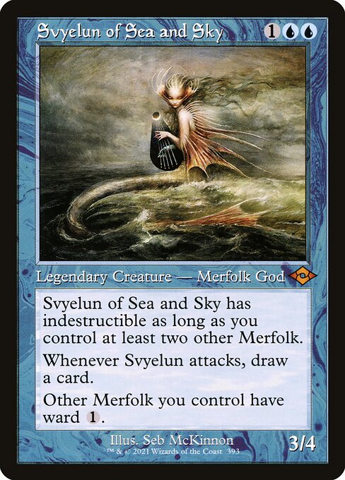 Svyelun of Sea and Sky (Retro Frame) (Foil Etched) (Modern Horizons 2) Near Mint Foil