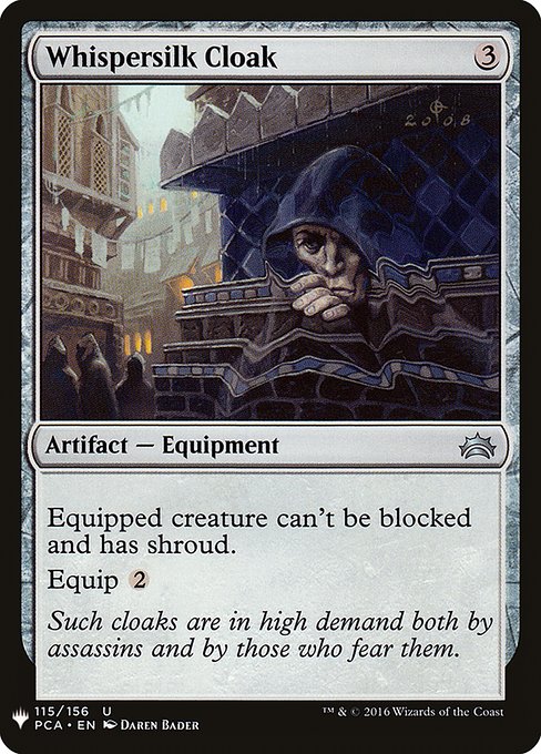 Whispersilk Cloak (Mystery Booster) Near Mint