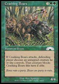 Crashing Boars (Exodus) Medium Play