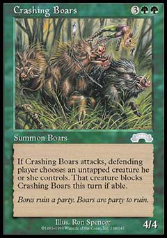 Crashing Boars (Exodus) Near Mint