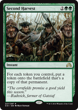 Second Harvest (Shadows Over Innistrad) Medium Play