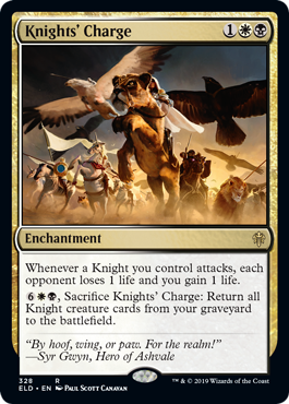 Knights' Charge (Throne of Eldraine) Near Mint