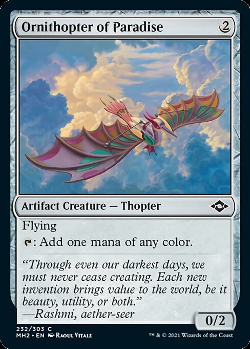 Ornithopter of Paradise (Modern Horizons 2) Medium Play