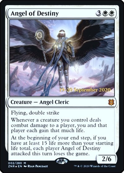 Angel of Destiny (Promos: Prerelease Cards) Light Play Foil