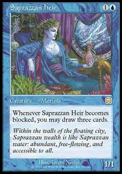 Saprazzan Heir (Mercadian Masques) Medium Play