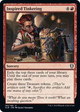 Inspired Tinkering (Commander Legends: Battle for Baldur's Gate) Near Mint