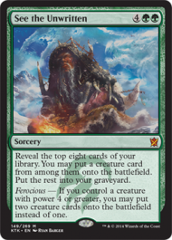 See the Unwritten (Khans of Tarkir) Near Mint