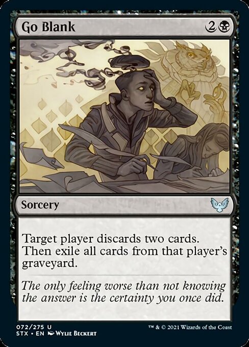 Go Blank (Strixhaven) Near Mint