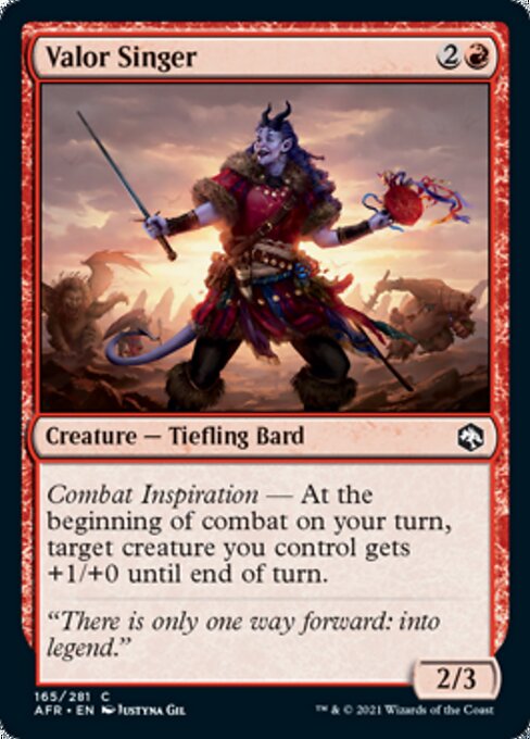 Valor Singer (Adventures in the Forgotten Realms) Light Play