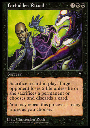 Forbidden Ritual (Visions) Medium Play