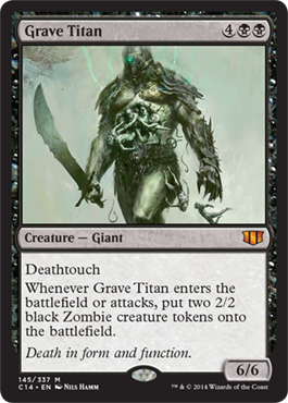 Grave Titan (Commander 2014 Edition) Medium Play