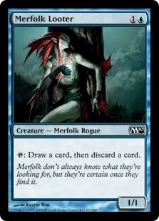 Merfolk Looter (Magic 2010 Core Set) Medium Play
