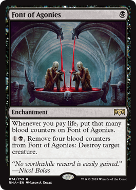 Font of Agonies (Ravnica Allegiance) Light Play