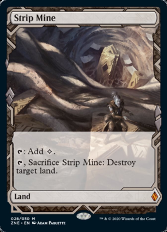 Strip Mine (Zendikar Rising Expeditions) Light Play Foil