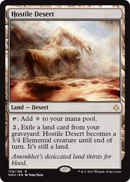 Hostile Desert (Hour of Devastation) Medium Play