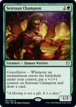 Setessan Champion (Theros Beyond Death) Light Play Foil