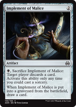 Implement of Malice (Aether Revolt) Near Mint