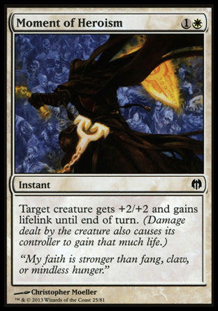 Moment of Heroism (Duel Decks: Heroes vs Monsters) Near Mint