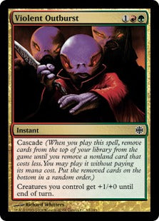 Violent Outburst (Alara Reborn) Medium Play Foil