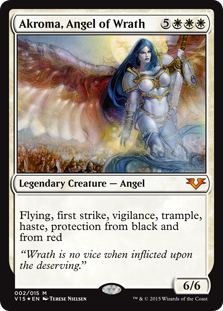 Akroma, Angel of Wrath (From the Vault: Angels) Near Mint Foil
