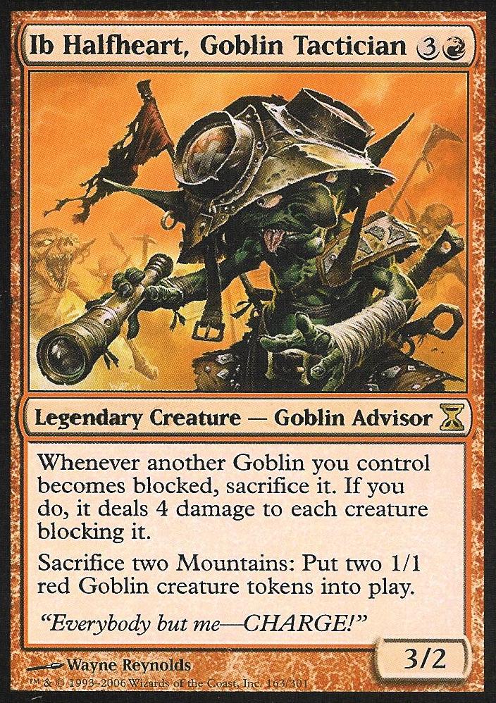 Ib Halfheart, Goblin Tactician (Time Spiral) Light Play