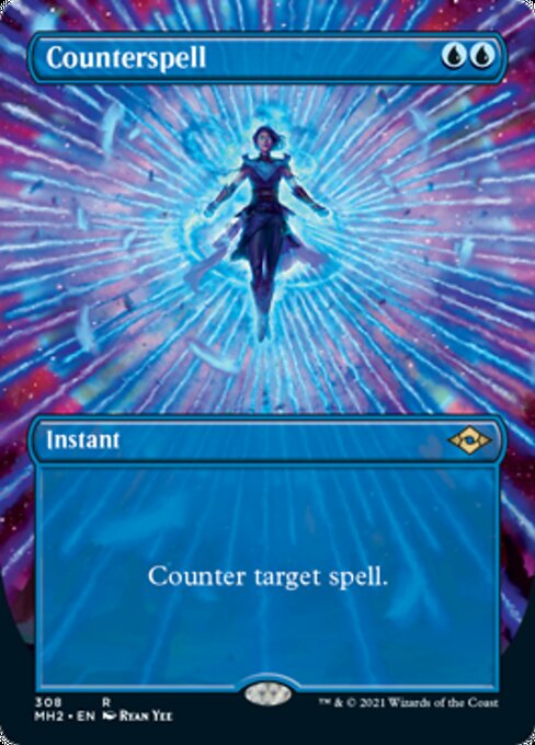 Counterspell (Borderless) (Modern Horizons 2) Medium Play Foil