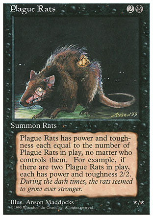 Plague Rats (4th Edition) Medium Play