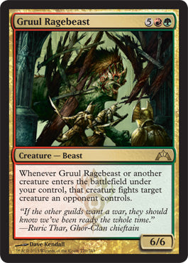 Gruul Ragebeast (Gatecrash) Near Mint