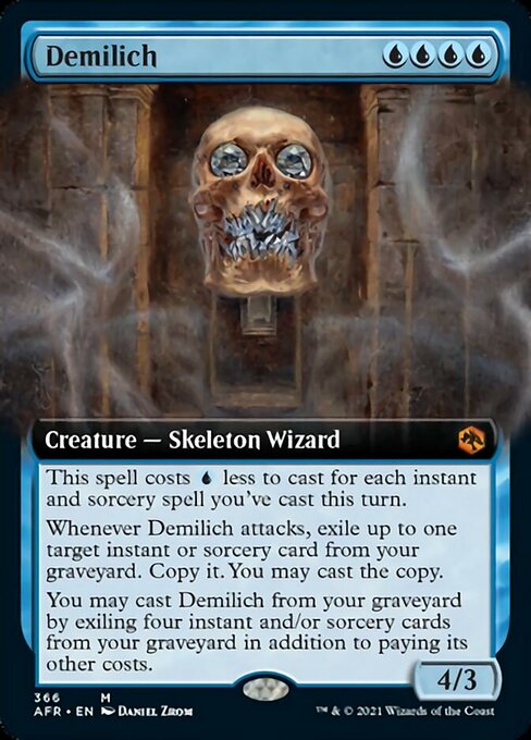 Demilich (Extended Art) (Adventures in the Forgotten Realms) Near Mint
