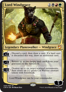 Lord Windgrace (Commander 2018) Near Mint Foil
