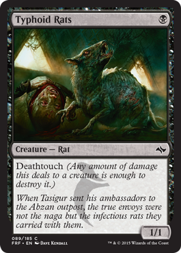 Typhoid Rats (Fate Reforged) Light Play
