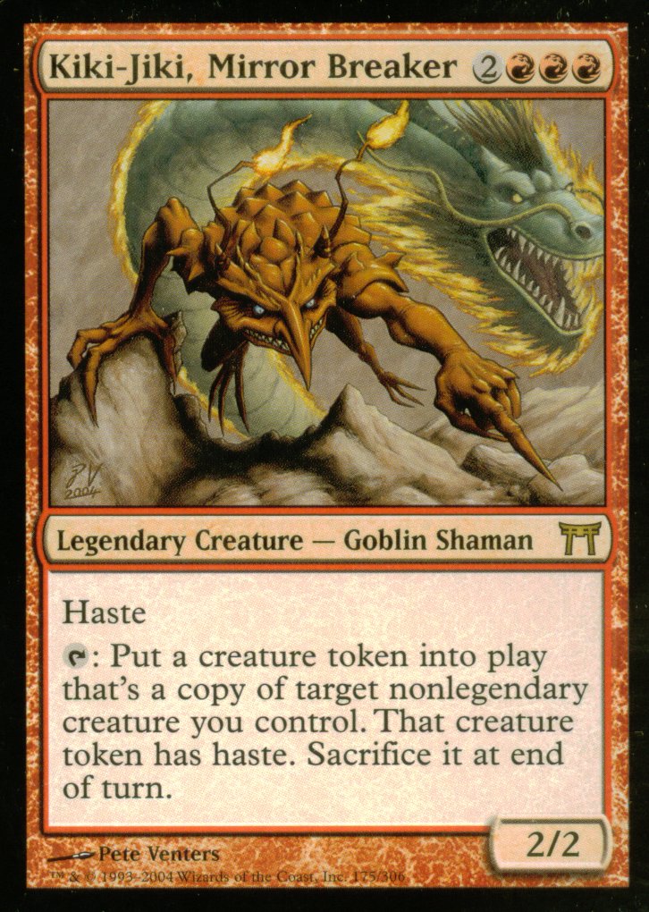 Kiki-Jiki, Mirror Breaker (Champions of Kamigawa) Medium Play