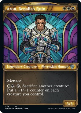 Aron, Benalia's Ruin (Textured Foil) (Dominaria United) Near Mint Foil
