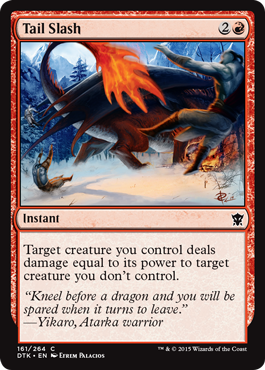 Tail Slash (Dragons of Tarkir) Near Mint