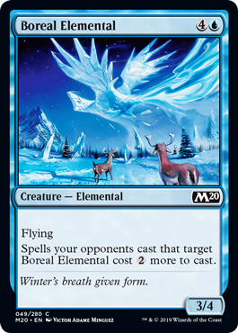 Boreal Elemental (Magic 2020 Core Set) Medium Play