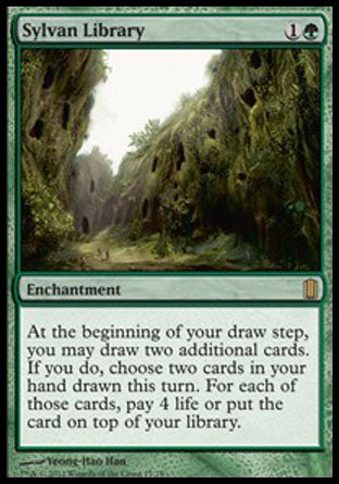 Sylvan Library (Commander's Arsenal) Near Mint Foil