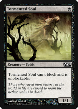 Tormented Soul (Magic 2012 Core Set) Medium Play