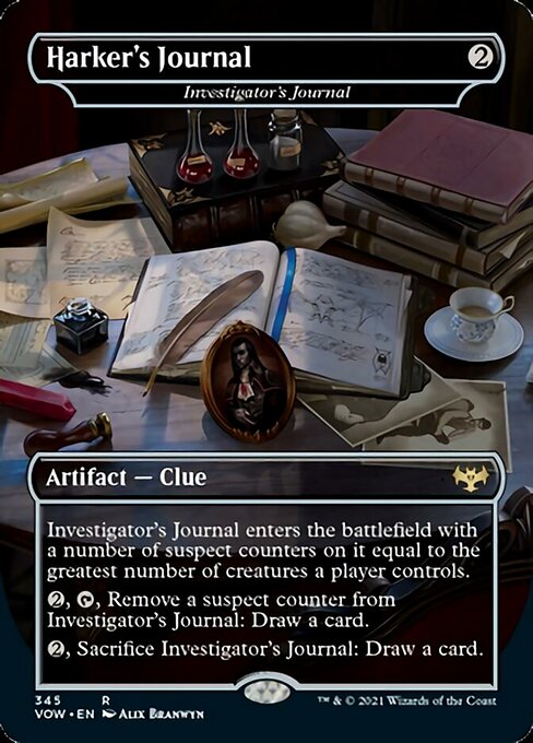 Harker's Journal (Innistrad: Crimson Vow) Near Mint Foil