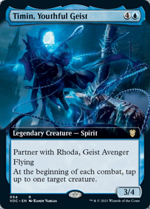 Timin, Youthful Geist (Extended Art) (Commander 2021 Crimson Vow) Near Mint