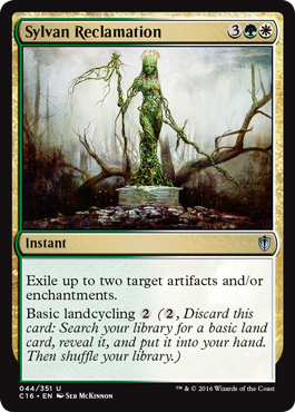 Sylvan Reclamation (Commander 2016 Edition) Light Play