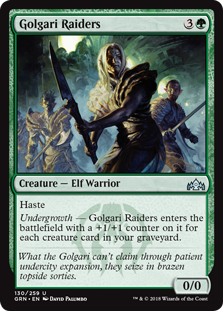 Golgari Raiders (Guilds of Ravnica) Medium Play