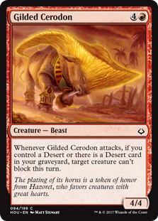 Gilded Cerodon (Hour of Devastation) Near Mint Foil